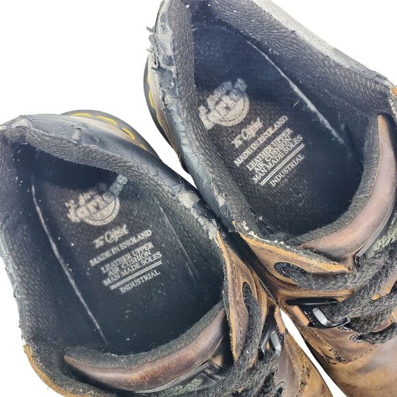 DR. MARTENS Shoes INDUSTRIAL Mens UK 9 US 10 Workwear 0061 MADE IN ENGLAND - Picture 12 of 16